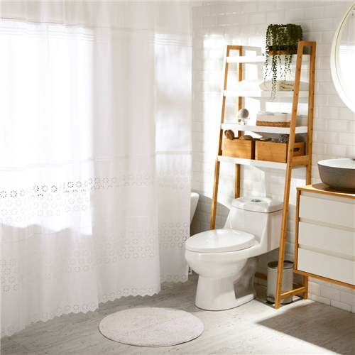 Cortina de baño bordada Altezzo 180x190 cm