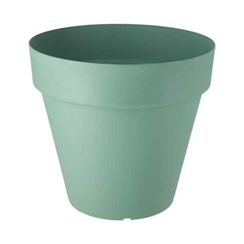 Maceta plástica con ruedas 37x34 cm