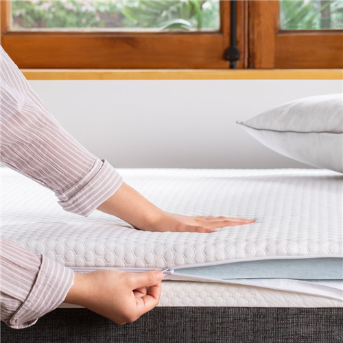 Colchoneta memory gel matrimonial