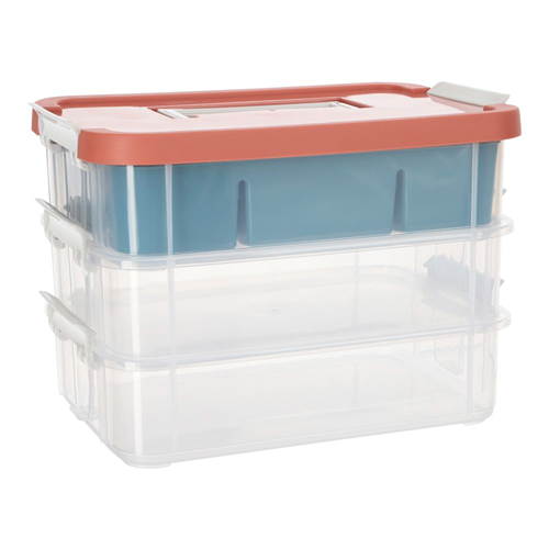 Caja multifuncional de plástico 27.5x18x19.5 cm
