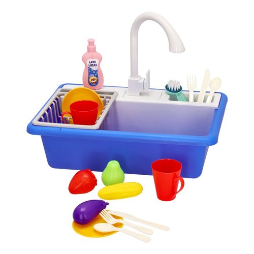 Set lavaplatos de juguete a pilas