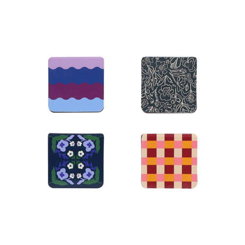 Set 4 marcadores de página 4x4 cm