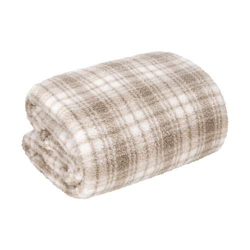 Cobija cordero estampado Mat/Queen