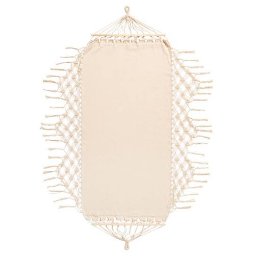 Hamaca tejida con flecos 100x200 cm