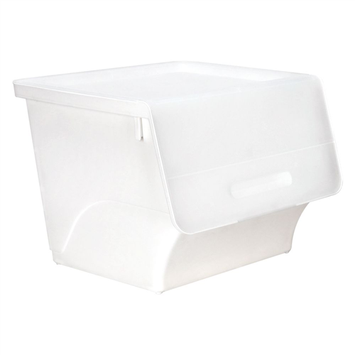 Caja apilable de plástico 34 litros