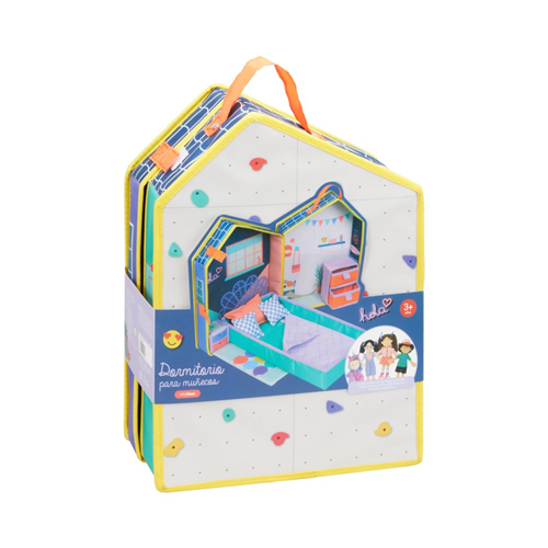 Dormitorio plegable para jugar 28x18x40 cm
