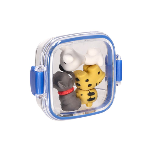 Set de 3 gomas de borrar pequeñas