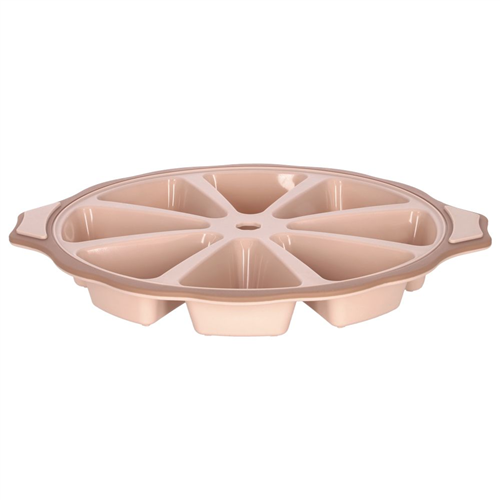 Molde para 8 queques silicona 32x32x4.3 cm