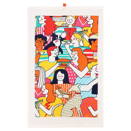 Paño de cocina velour 38x63.5 cm