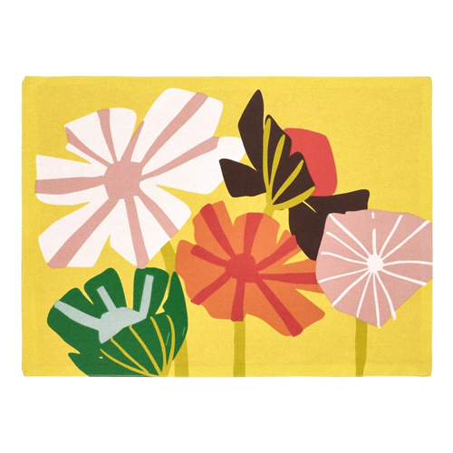 Individual de algodón estampado 45x33 cm