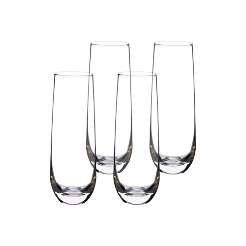 Set 4 Vasos Vidrio Champaña 295 ml