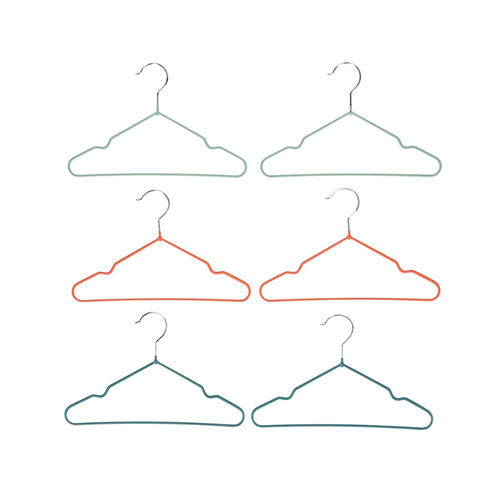 Set 6 Ganchos de Ropa Antideslizantes para Niños