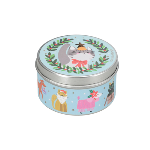 Vela de navidad vainilla mango 6.5x4 cm