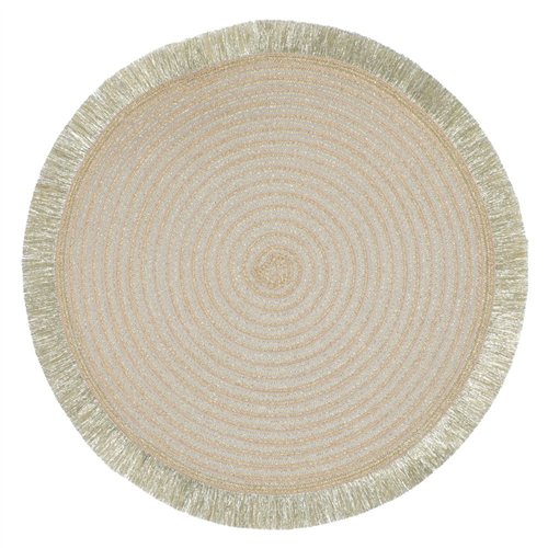 Individual redondo tejido navideño diámetro 38 cm