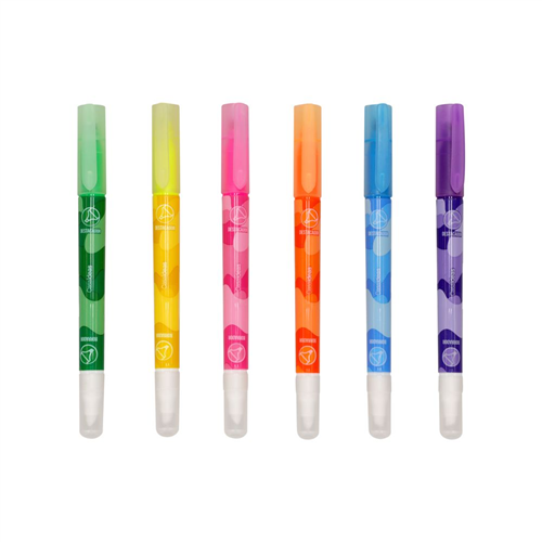 Set de 6 resaltadores borrables