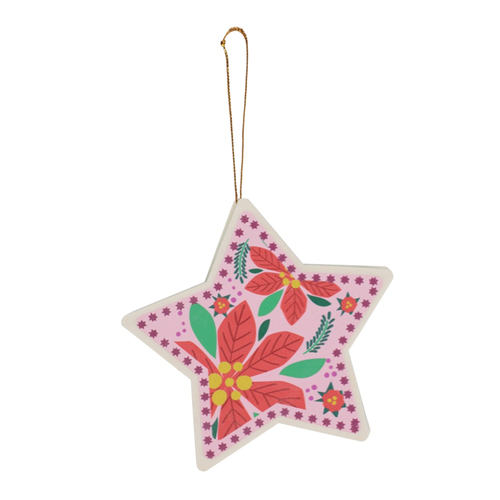 Adorno para árbol de navidad de madera