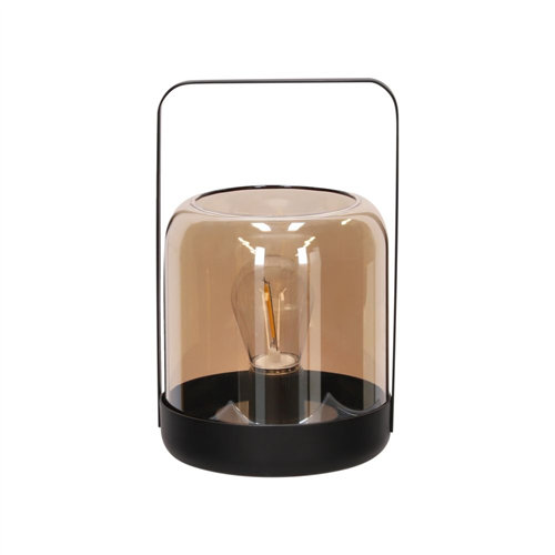 Lámpara para mesa de vidrio 12x20 cm