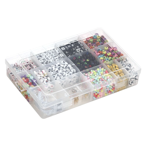 Set cuentas mixtas con letras