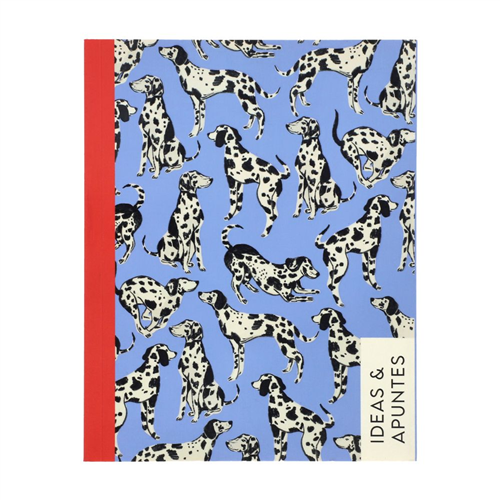 Libreta con lomo y tapa de papel 140 hojas