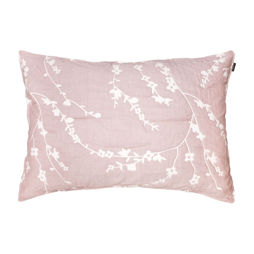 Funda de almohadón de algodón bordado 70x50 cm