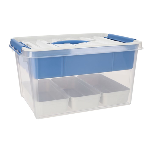 Caja multifuncional de plástico 18 litros