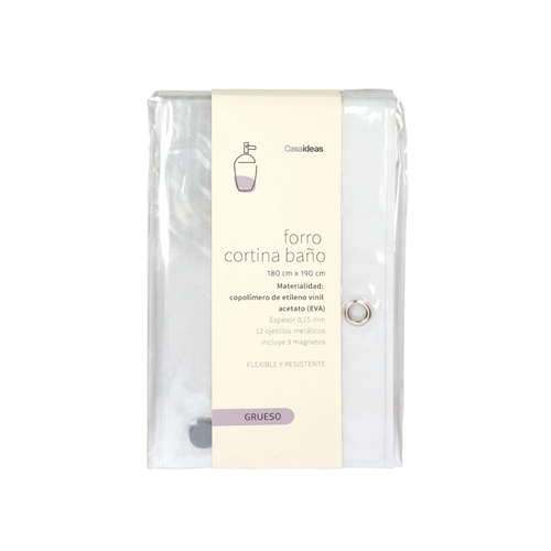 Forro Cortina Baño Premium 180x190 cm