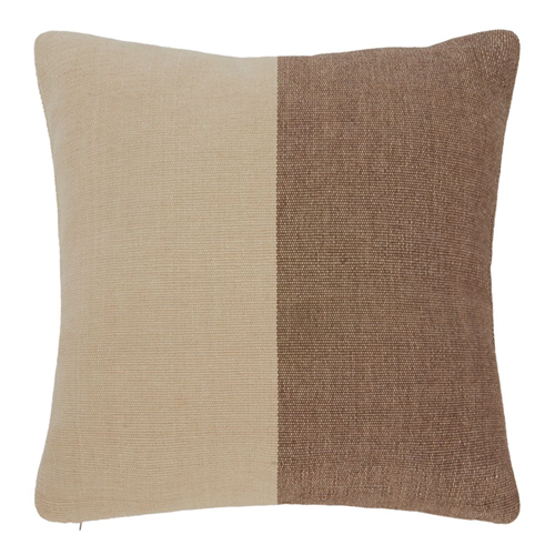 Funda de cojín duo tono 45x45 cm