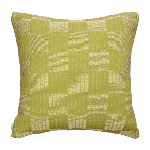 Funda de cojín algodón hilado 45x45 cm