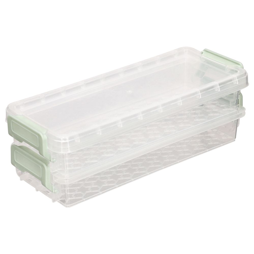 Set de 2 mini cajas plásticas 0.33 l