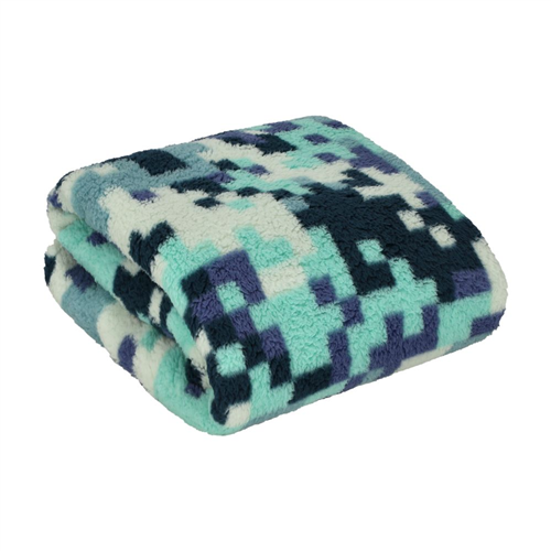 Frazada diseño pixel 125x150 cm