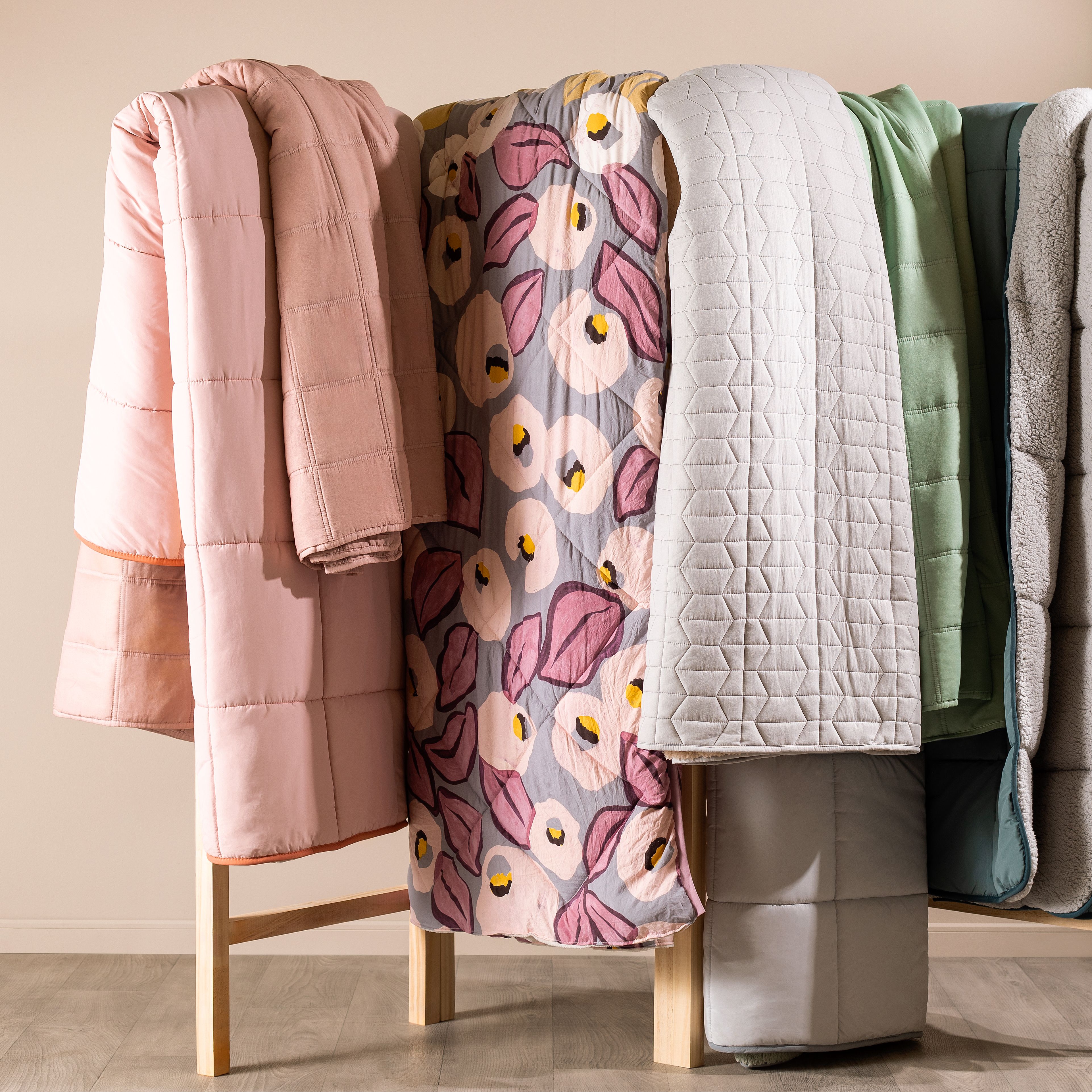 Cobertores, colchas y fundas