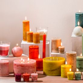 Velas y portavelas