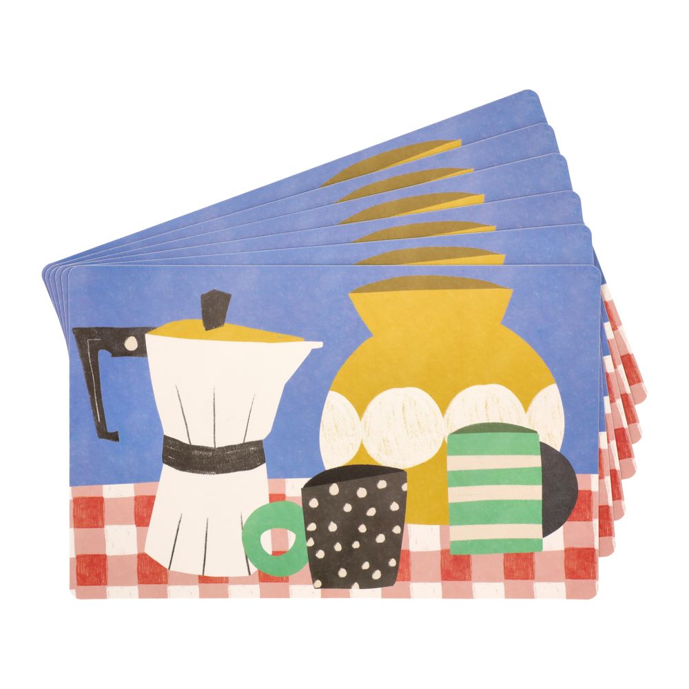 Set 6 Individuales Goma eva 43x28 cm