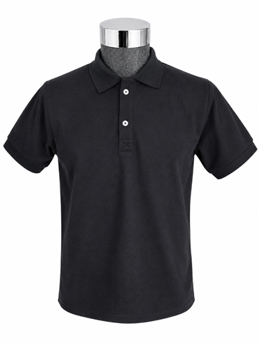 POLO CRISPA NEGRO CABALLERO