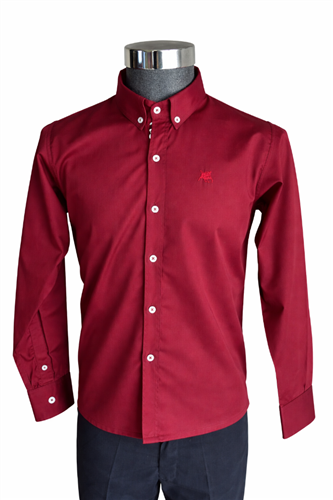 CAMISA BULLS LARGA TINTO