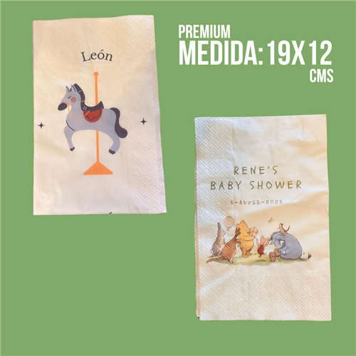 SERVILLETA PREMIUM PERSONALIZADA