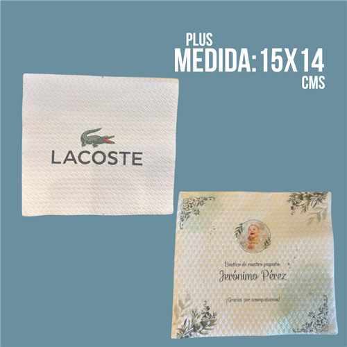 SERVILLETA DE PAPEL PERSONALIZADA PLUS