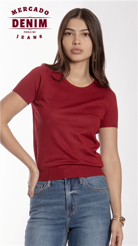 Cloudline Tee - Brick Red / BB0288