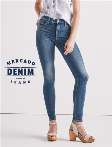 Sunset Blue High Rise Skinny Jean