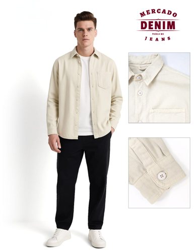 The Frontier Overshirt  - Beige / 6323