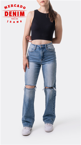 Wide Leg Medium Vintage Blue / BL6300