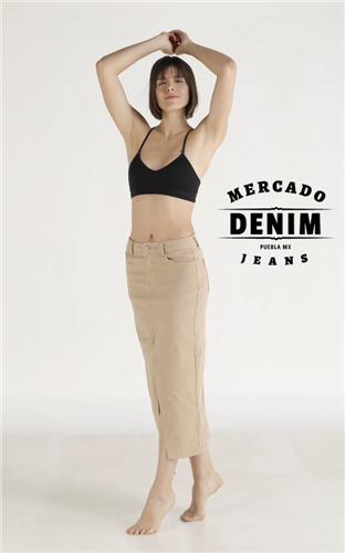 Khaki Long Skirt / DXS0319
