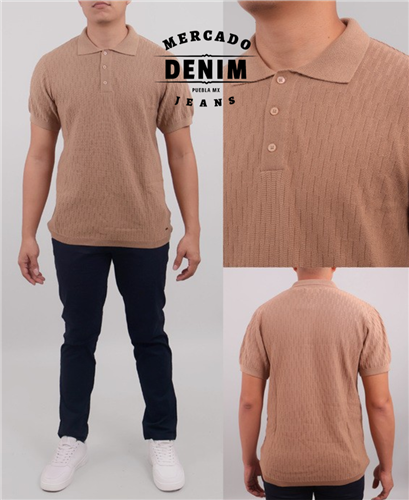 Portofino Knit Polo - Khaki / 19553