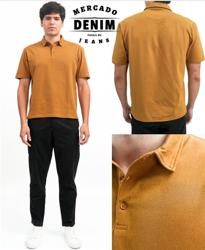 Ivy League Polo - Saffron / 19183