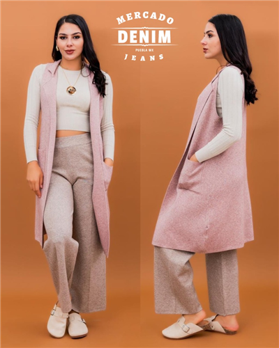 The Maple Vest - Blush / 91127