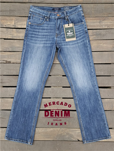 District Bleu - Straight Fit / 25105 504