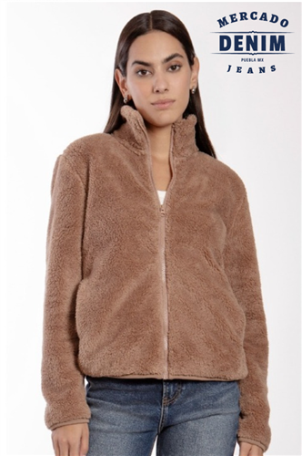 Cozy Teddy Zip - Camel / BB0245