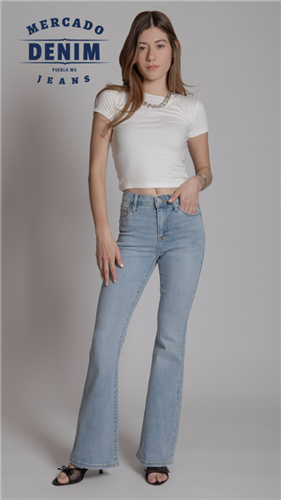 Daylight Flare Jean - Sky / BL7524