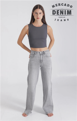 Gray Stone Varsity - Wide Leg / DXD0420