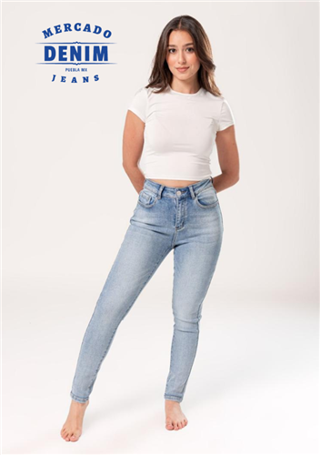 Leggendario Skinny - Light Blue / DXD0565